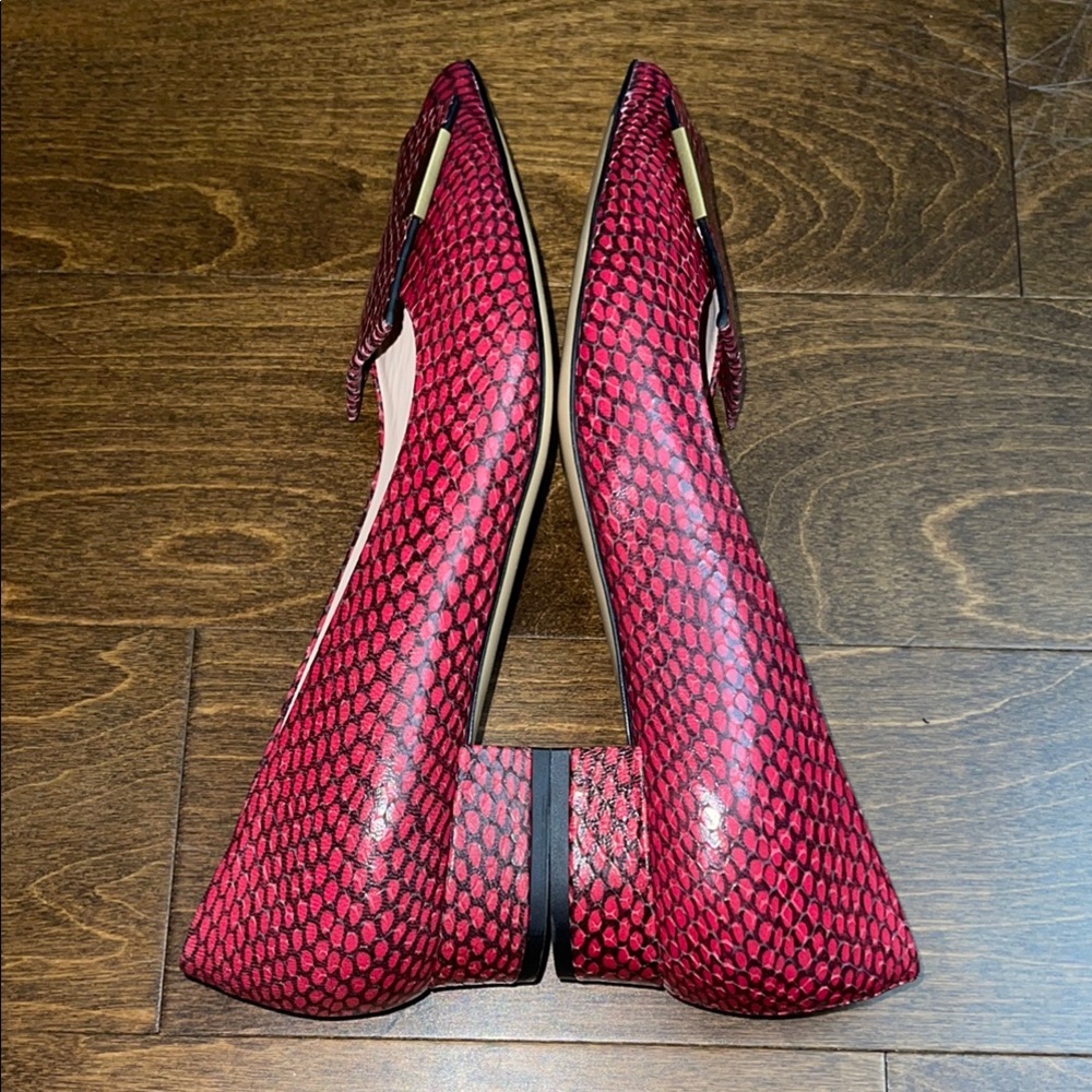 BELLS & BECKS SIZE 42 Stylish Women's Pink Patterned Flats - Picture 6 of 12